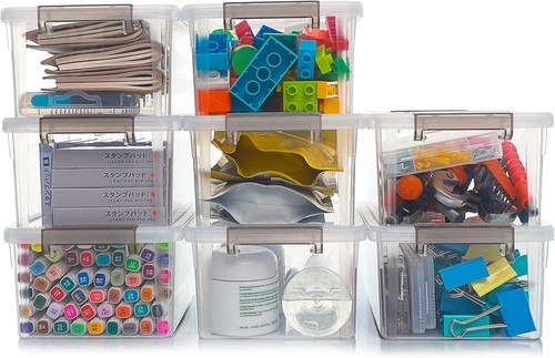 8pk 2qt clear plastic - 8pk,