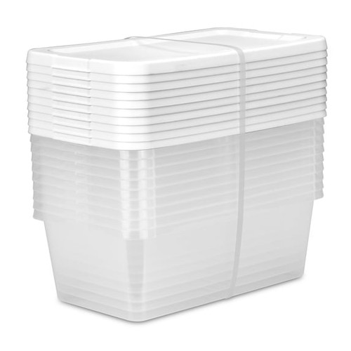 Sterilite clear storage - 6, qt