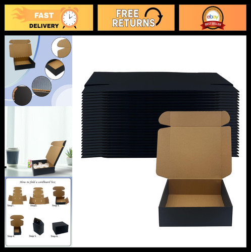 Pack black corrugated - 20,