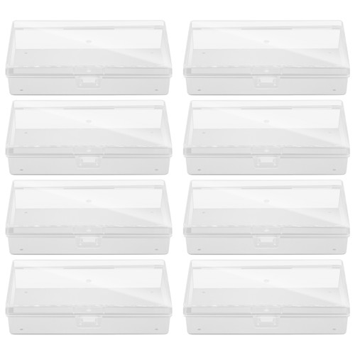 Clear plastic storage - clear,