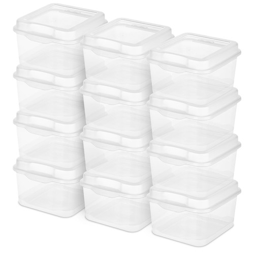 Sterilite plastic fliptop - plastic,
