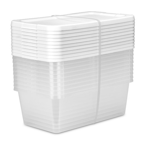 Sterilite clear storage - 6, qt
