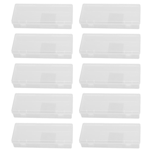 10pcs clear plastic containers - 10pcs,
